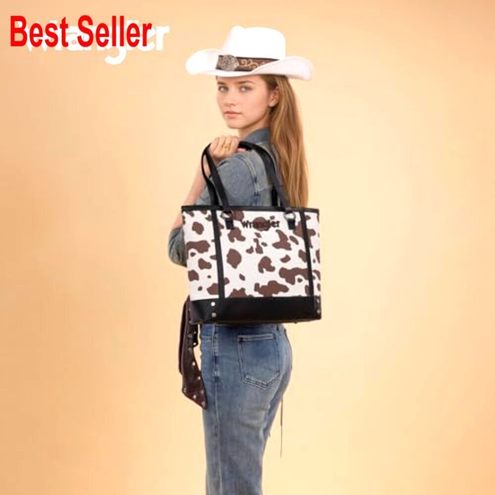 Canvas Tote Bag with Top Handle and Shoulder Strap - Picture 6 of 6